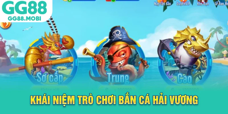 Khái niệm trò chơi bắn cá hải vương